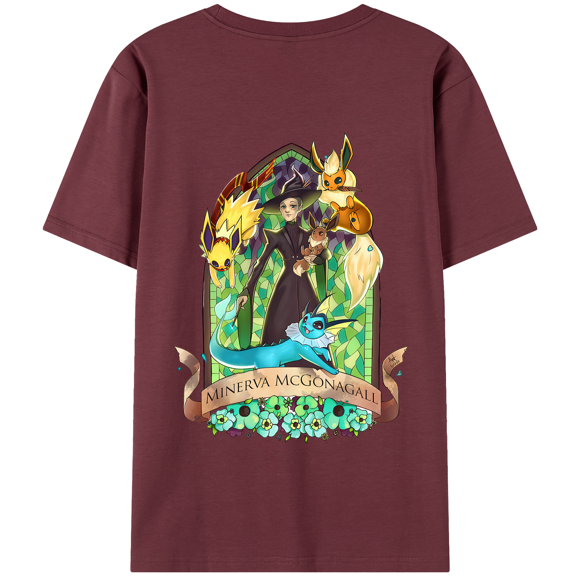 （画像用） Harry Potter ハリー・ポッターシリーズ 綿100％半袖Tシャツ（背面プリント）